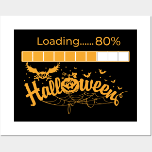 Downloading Halloween unisex design 80% Complete Orange Posters and Art